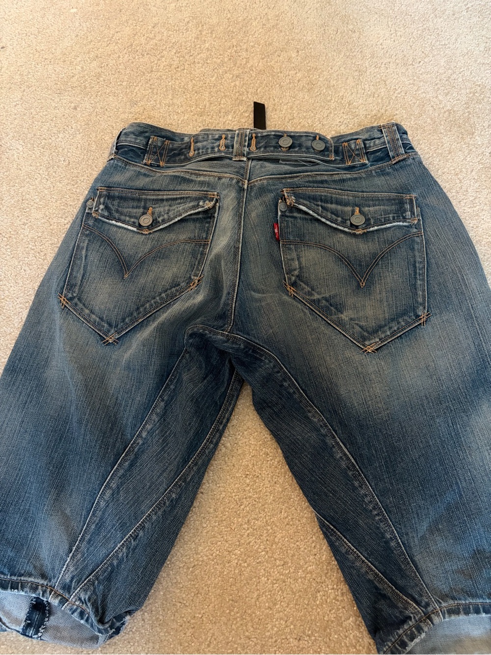 Levi’s engineered Blue Denim shorts - Classic Back Pocket Style
